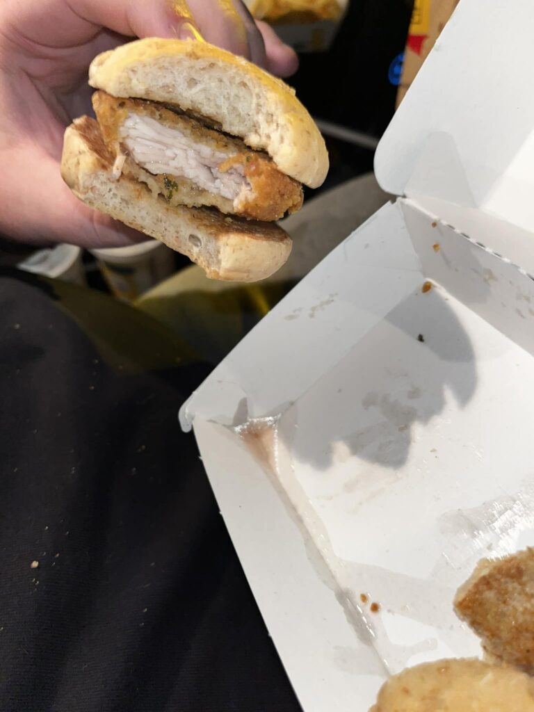 picture of chicken burger