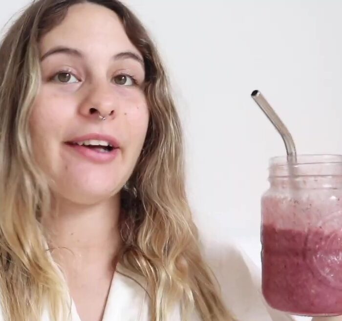‘My fiancé and I ate my placenta and it was delicious,’ reveals mum, 24, who made RAW smoothies with after birth